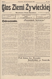 Głos Ziemi Żywieckiej : niezależne pismo narodowe. 1929, nr 104