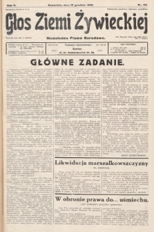 Głos Ziemi Żywieckiej : niezależne pismo narodowe. 1929, nr 114