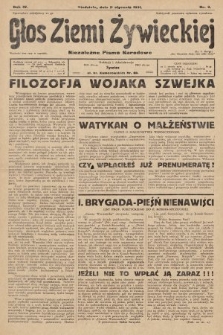 Głos Ziemi Żywieckiej : niezależne pismo narodowe. 1931, nr 3