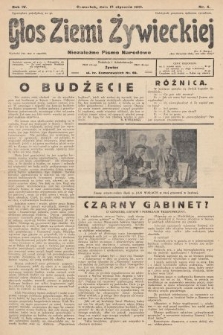 Głos Ziemi Żywieckiej : niezależne pismo narodowe. 1931, nr 4