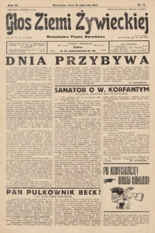 Głos Ziemi Żywieckiej : niezależne pismo narodowe. 1931, nr 5