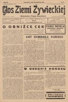 Głos Ziemi Żywieckiej : niezależne pismo narodowe. 1931, nr 6