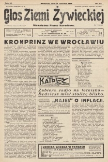 Głos Ziemi Żywieckiej : niezależne pismo narodowe. 1931, nr 27