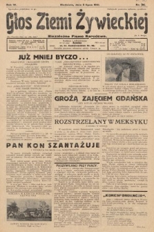 Głos Ziemi Żywieckiej : niezależne pismo narodowe. 1931, nr 30