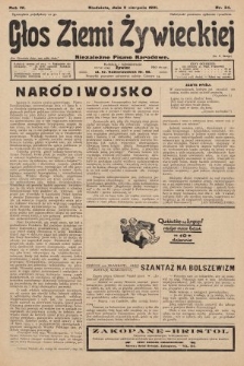 Głos Ziemi Żywieckiej : niezależne pismo narodowe. 1931, nr 34