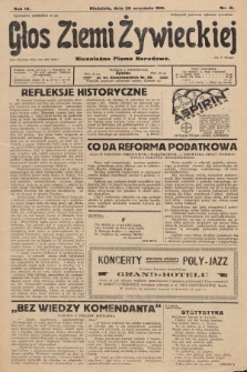 Głos Ziemi Żywieckiej : niezależne pismo narodowe. 1931, nr 41
