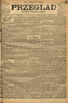 Przegląd polityczny, społeczny i literacki. 1898, nr 271