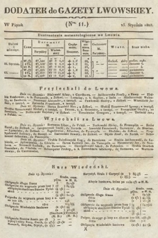 Dodatek do Gazety Lwowskiej : doniesienia urzędowe. 1828, nr 11