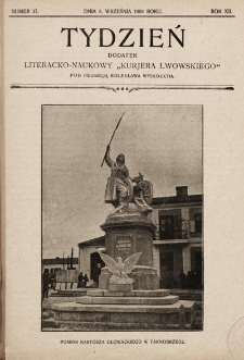 Tydzień : dodatek literacko-naukowy „Kurjera Lwowskiego”. 1904, nr 37