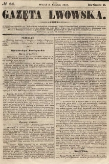 Gazeta Lwowska. 1856, nr 81