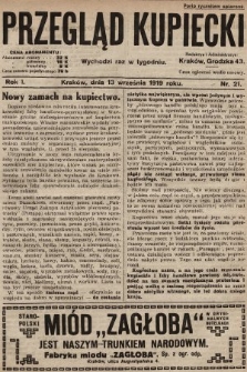 Przegląd Kupiecki. 1919, nr 21