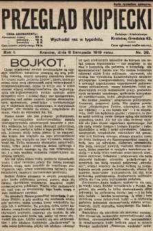 Przegląd Kupiecki. 1919, nr 29