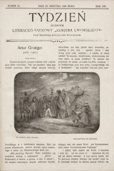 Tydzień : dodatek literacko-naukowy „Kurjera Lwowskiego”. 1906, nr 16