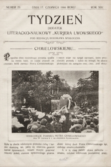 Tydzień : dodatek literacko-naukowy „Kurjera Lwowskiego”. 1906, nr 23