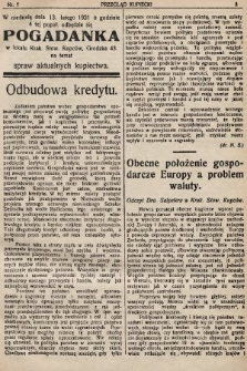 Przegląd Kupiecki : organ Krakowskiego Stowarzyszenia Kupców. 1921, nr 7