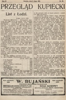 Przegląd Kupiecki : organ Krakowskiego Stowarzyszenia Kupców. 1921, nr 26