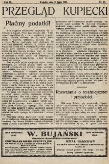 Przegląd Kupiecki : organ Krakowskiego Stowarzyszenia Kupców. 1921, nr 27