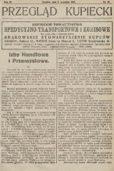 Przegląd Kupiecki : organ Krakowskiego Stowarzyszenia Kupców. 1921, nr 34