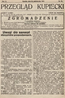 Przegląd Kupiecki : organ Krakowskiego Stowarzyszenia Kupców. 1921, nr 40