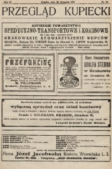 Przegląd Kupiecki : organ Krakowskiego Stowarzyszenia Kupców. 1921, nr 43