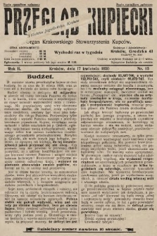 Przegląd Kupiecki : organ Krakowskiego Stowarzyszenia Kupców. 1920, nr 15
