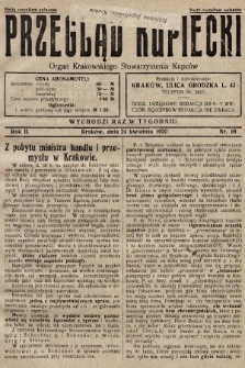 Przegląd Kupiecki : organ Krakowskiego Stowarzyszenia Kupców. 1920, nr 16