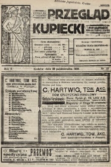 Przegląd Kupiecki : organ Krakowskiego Stowarzyszenia Kupców. 1920, nr 33