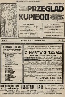 Przegląd Kupiecki : organ Krakowskiego Stowarzyszenia Kupców. 1920, nr 35