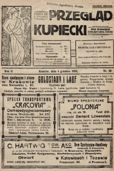 Przegląd Kupiecki : organ Krakowskiego Stowarzyszenia Kupców. 1920, nr 38