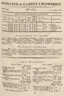 Dodatek do Gazety Lwowskiej : doniesienia urzędowe. 1828, nr 23