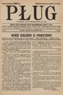 Pług : tygodnik ludu pracującego na wsi. 1923, nr 23