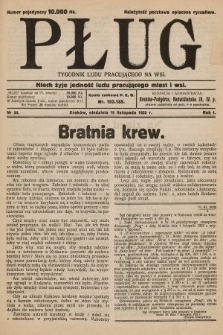 Pług : tygodnik ludu pracującego na wsi. 1923, nr 30