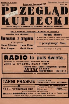Przegląd Kupiecki : organ Związku Stowarzyszeń Kupieckich Małopolski Zachodniej. 1937, nr  32