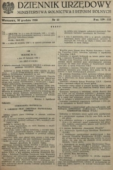 Dziennik Urzędowy Ministerstwa Rolnictwa i Reform Rolnych. 1950, nr 15