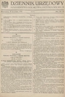 Dziennik Urzędowy Ministerstwa Rolnictwa i Reform Rolnych. 1951, nr 5