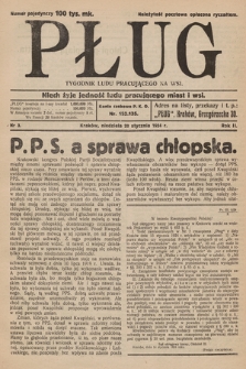 Pług : tygodnik ludu pracującego na wsi. 1924, nr  3