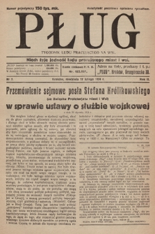 Pług : tygodnik ludu pracującego na wsi. 1924, nr  7