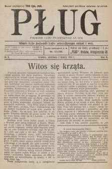 Pług : tygodnik ludu pracującego na wsi. 1924, nr  9