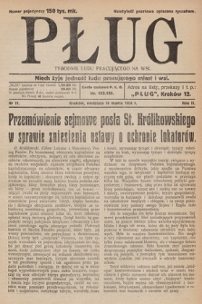 Pług : tygodnik ludu pracującego na wsi. 1924, nr  11