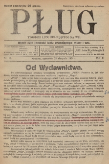Pług : tygodnik ludu pracującego na wsi. 1924, nr  18