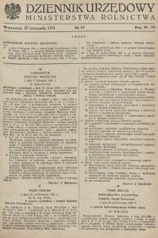 Dziennik Urzędowy Ministerstwa Rolnictwa. 1951, nr 16