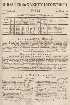 Dodatek do Gazety Lwowskiej : doniesienia urzędowe. 1828, nr 36