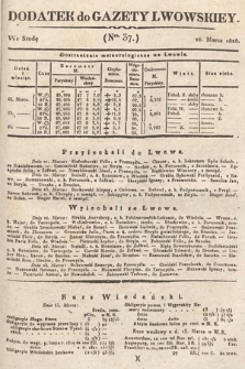 Dodatek do Gazety Lwowskiej : doniesienia urzędowe. 1828, nr 37
