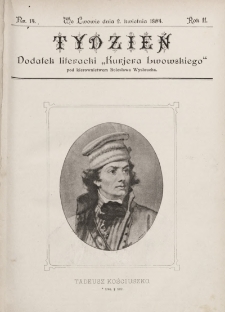 Tydzień : dodatek literacki „Kurjera Lwowskiego”. 1894, nr 14