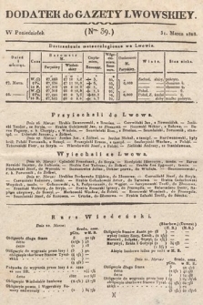 Dodatek do Gazety Lwowskiej : doniesienia urzędowe. 1828, nr 39