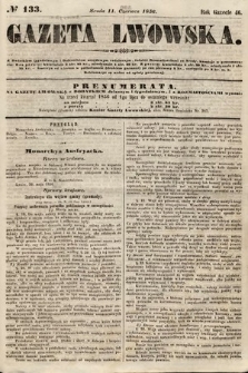 Gazeta Lwowska. 1856, nr 133