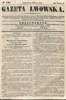 Gazeta Lwowska. 1856, nr 134