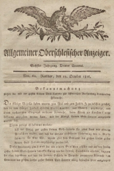 Allgemeiner Oberschlesischer Anzeiger : Blätter zur Besprechung und Förderung provinzieller Interessen zur Belehrung und Unterhaltung. 1816, nr 62