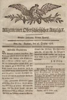 Allgemeiner Oberschlesischer Anzeiger : Blätter zur Besprechung und Förderung provinzieller Interessen zur Belehrung und Unterhaltung. 1816, nr 64