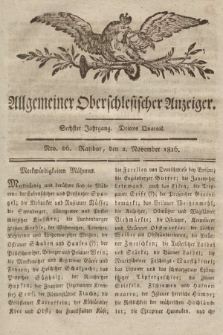 Allgemeiner Oberschlesischer Anzeiger : Blätter zur Besprechung und Förderung provinzieller Interessen zur Belehrung und Unterhaltung. 1816, nr 66